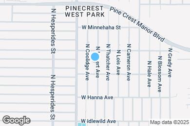 Map image of the property - 6410 N Hubert Ave