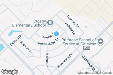 Map image of the property - 2112 Pecan Ridge Dr