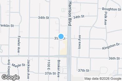 Map image of the property - 1155 35th St