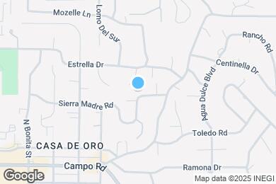 Map image of the property - 10150 Sierra Madre Rd