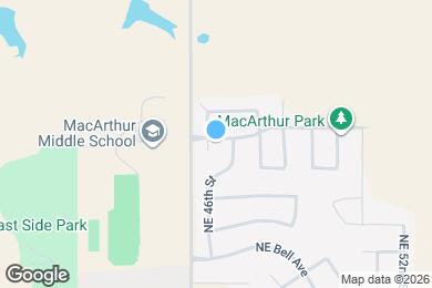 Map image of the property - 4511 NE Euclid Ave