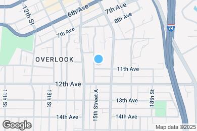 Map image of the property - 1525 11th Ave