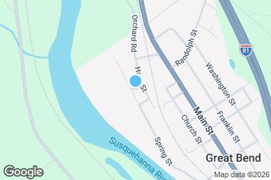 Map image of the property - 45 Hays St