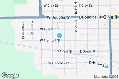 Map image of the property - 216 W Fremont St
