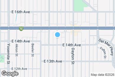 Map image of the property - 1438 Clinton St