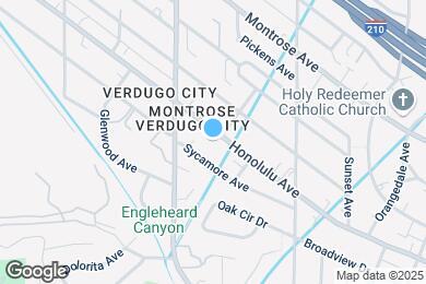 Map image of the property - 2706 Honolulu Ave