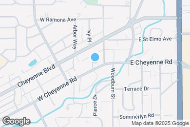 Map image of the property - 110 1/2 W Cheyenne Rd