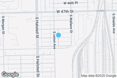 Map image of the property - 647 W 48th Pl