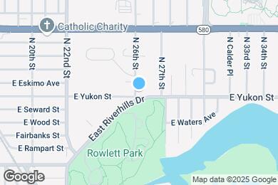 Map image of the property - 2602 E Yukon St
