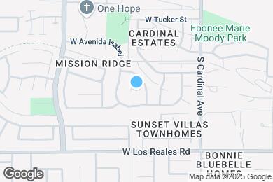 Map image of the property - 3119 W Camino Azul