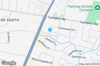 Map image of the property - 2055 Fernwood Cir