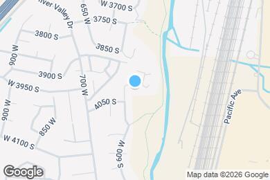 Map image of the property - 571 W 4000 S