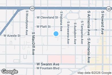 Map image of the property - 2808 W Azeele St