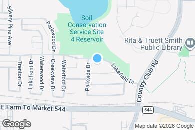 Map image of the property - 2107 Parkvista Ct