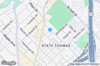 Map image of the property - 2885 Woodside St