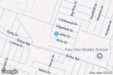 Map image of the property - 2803 Alma Dr
