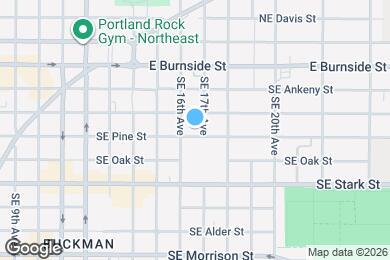Map image of the property - 1621 SE Pine St
