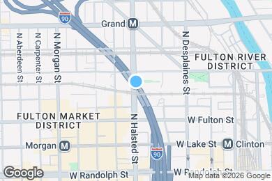Map image of the property - 351 N Halsted St