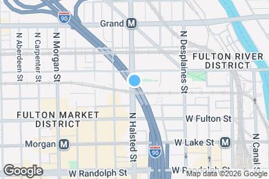 Map image of the property - 357 N Halsted St
