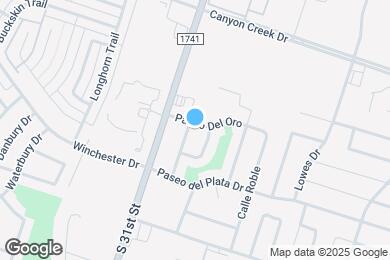 Map image of the property - 1409 Paseo del Oro