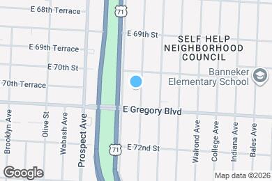 Map image of the property - 7022 S Benton Ave