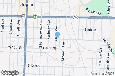 Map image of the property - 831 Grand Ave