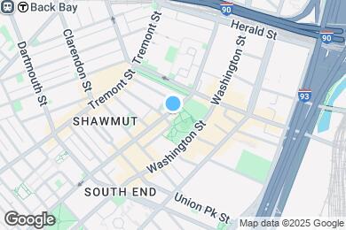 Map image of the property - 242 Shawmut Ave