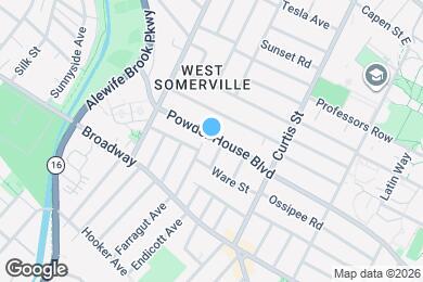 Map image of the property - 210 Powder House Blvd