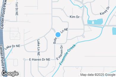 Map image of the property - 1617 Bobolink Ln NE