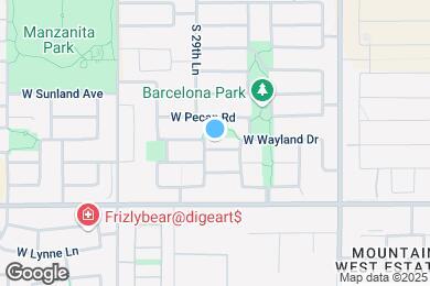Map image of the property - 2908 W Hidalgo Ave