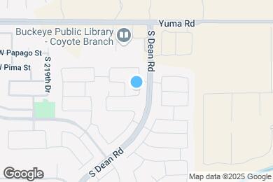 Map image of the property - 21668 W Cocopah St