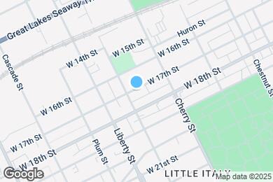 Map image of the property - 653 W 17th St