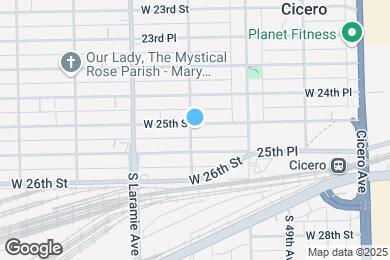 Map image of the property - 5047 W 25th St