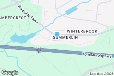 Map image of the property - 1210 Summerstone Trace