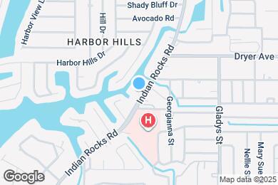 Map image of the property - 1818 Indian Rocks Rd