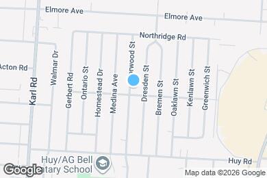 Map image of the property - 3510 Norwood St