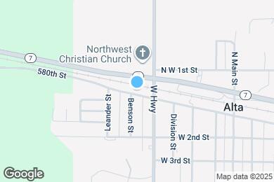 Map image of the property - 509 West 1st Street