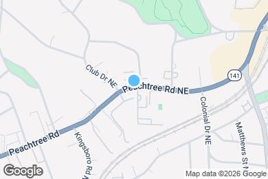 Map image of the property - 3777 Peachtree Rd