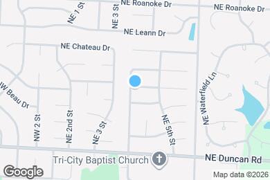 Map image of the property - 400 NE Lee Dr