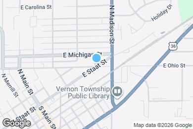 Map image of the property - 501 E Staat St