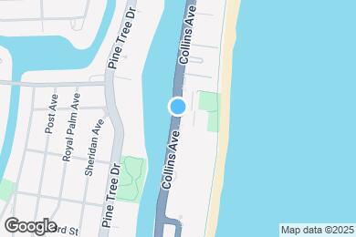 Map image of the property - 5005 Collins Ave