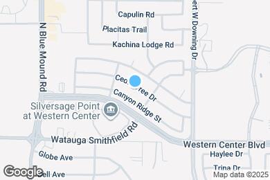 Map image of the property - 1828 Cedar Tree Dr