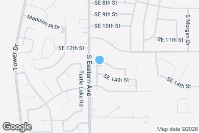 Map image of the property - 808 SE 13th St