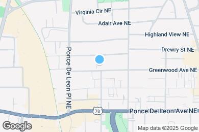 Map image of the property - 800 Greenwood Ave NE