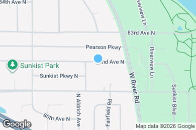 Map image of the property - 609 82nd Ave N