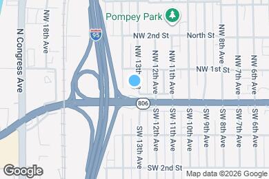 Map image of the property - 24 NW 13th Ave