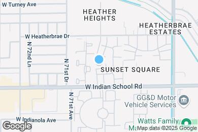 Map image of the property - 6944 W Monterosa Cir