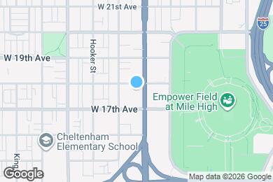 Map image of the property - Mile High Apartments