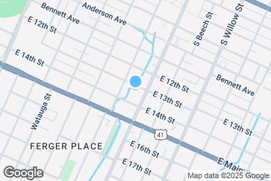 Map image of the property - 1808 E 13th St