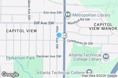Map image of the property - 1412 Allene Ave SW
